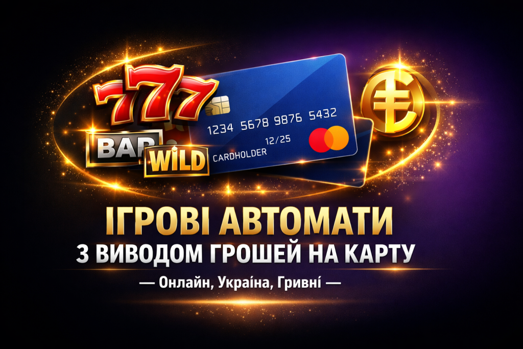 Ігрові автомати з виводом грошей на карту